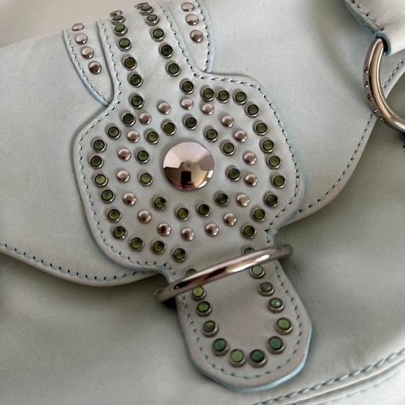 Soft eggshell bluegreen suede - Picture 5 of 8